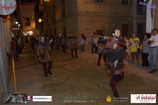 Desfile de estandartes Medievales en Manzanares 2016
